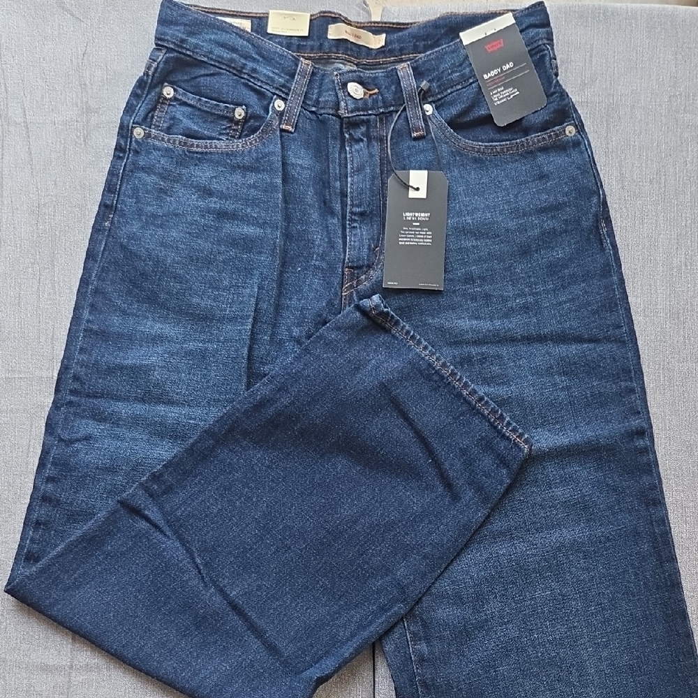Levi's Women's Dark Blue Straight Leg Jeans